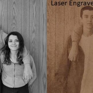 Photo engraved